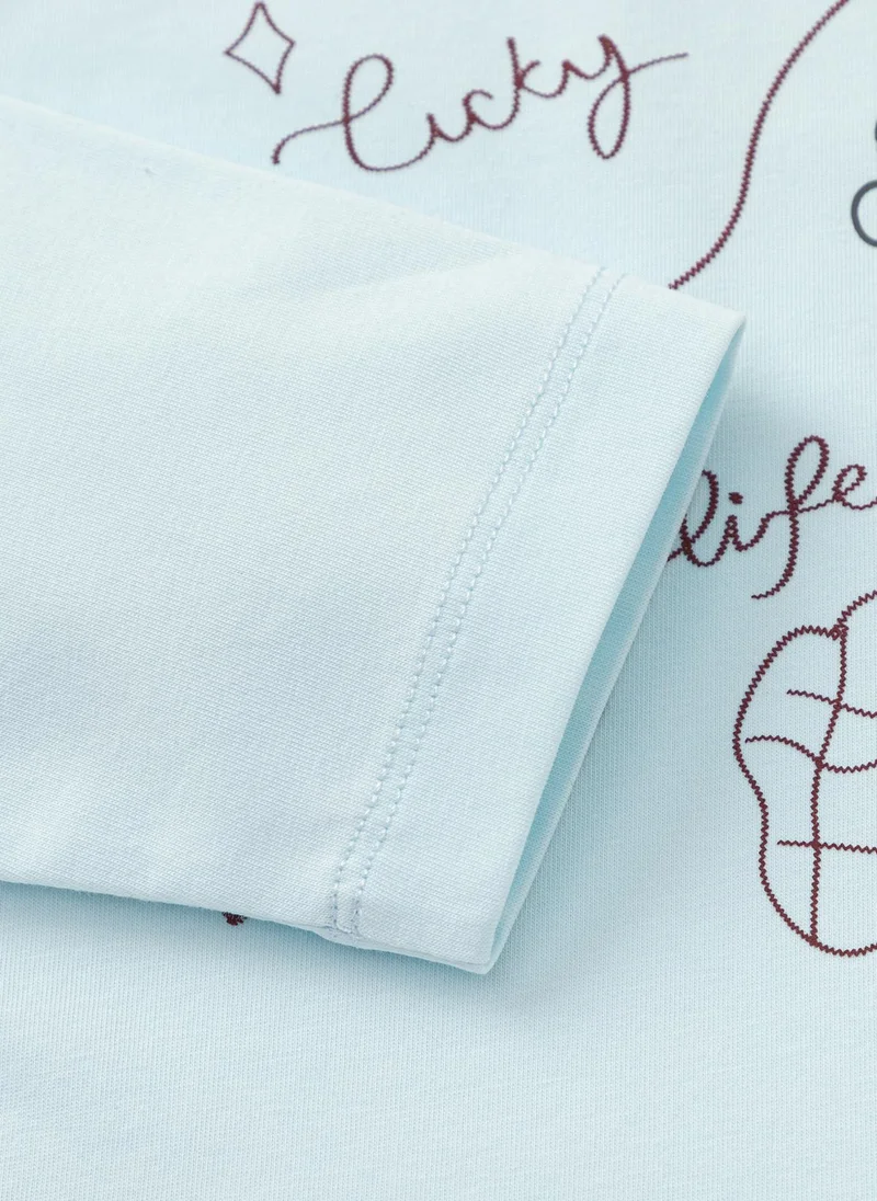 Balabala  Toddler Girls Round v-neck long-sleeved T-shirt for Women | Best Price UAE